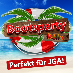 JGA auf dem Partyschiff in Köln