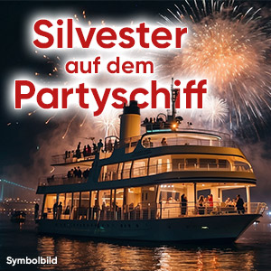 Ab aufs Partyboot zu Silvester in Hamburg!